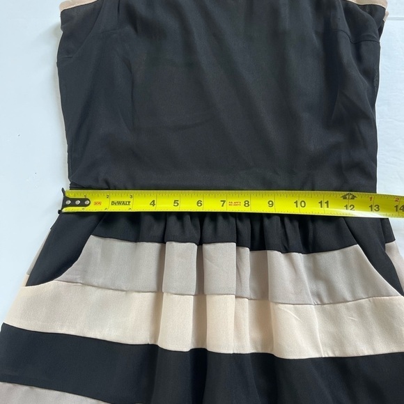 American Rag Santa Rosa Racerback Black and Cream Dress Size medium With Tags - Picture 8 of 11